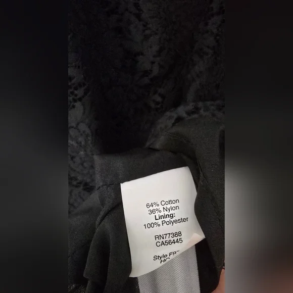 Madewell Dusk Lace Off-the-Shoulder Black Dress Size 10, Worn Once - Picture 7 of 8